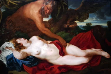 Jupiter als Sater met Antiope